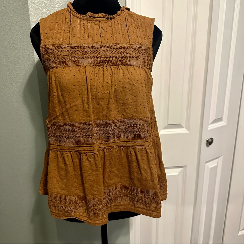 Babydoll mustard tank.